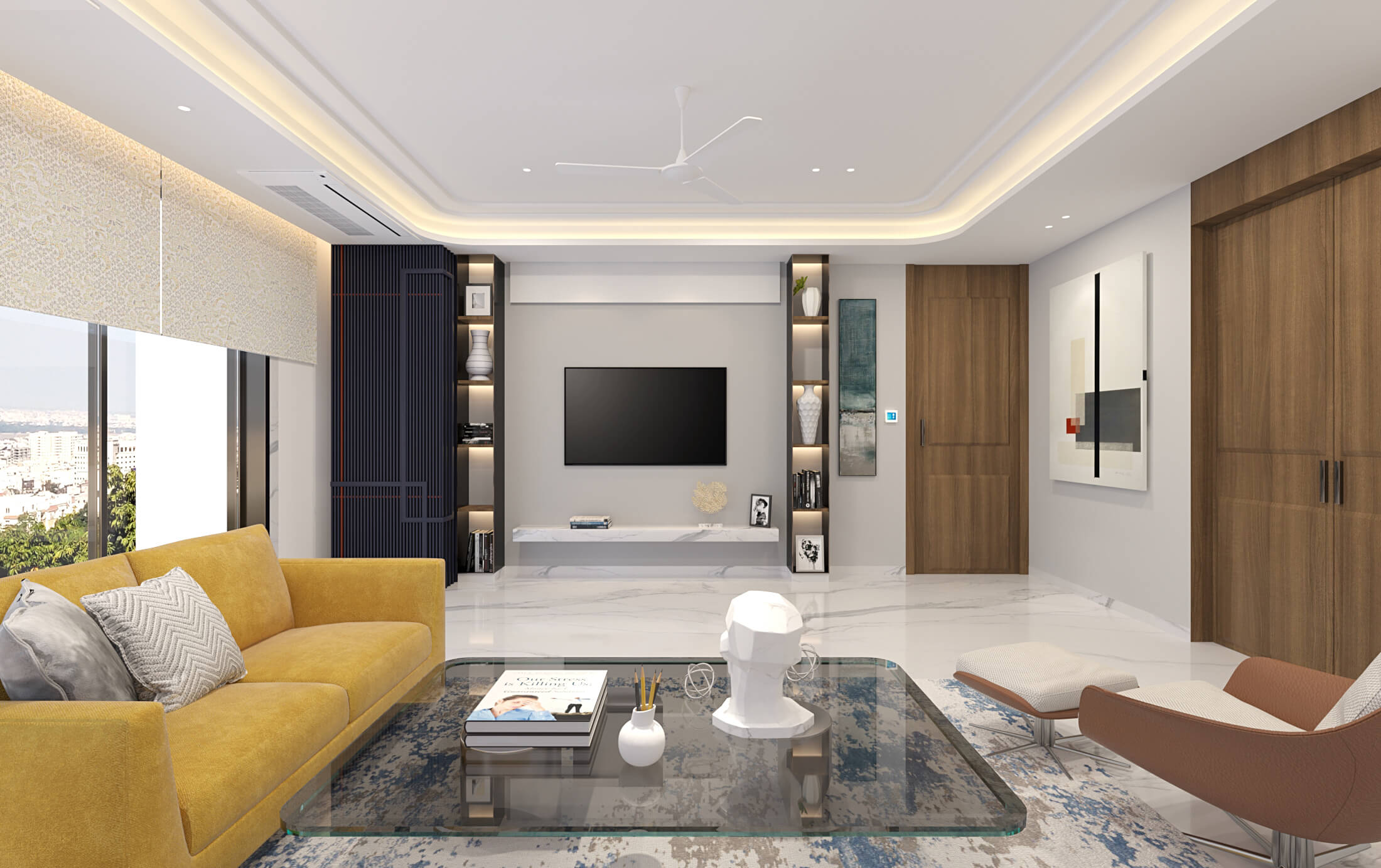 Luxury interior finished by Bombay Painting