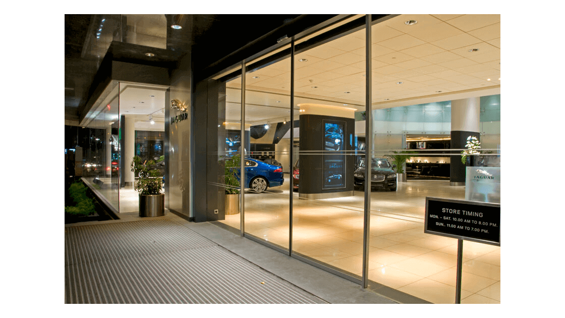 Jaguar Showroom project view